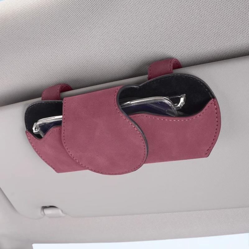 Car Interior Sun Visor Glasses Clip Sunglasses Box for MG Rx5 HS ZST ZS MG3 MG5 MG6 MG7 GT GS Hector ZX EZS EHS Universal