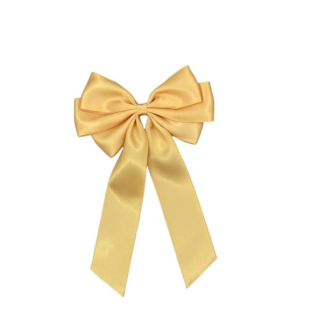 Sweet Style Ribbon Bow Hair Clip - Elegant Princess Accessory