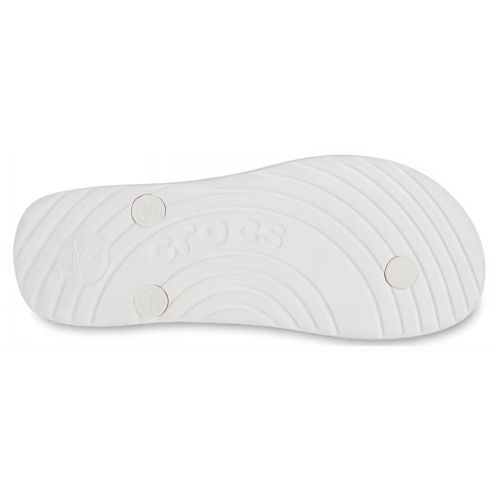 Crocs Open-Toe Slip-On Flip-Flops Unisex Footwear White 210089-100
