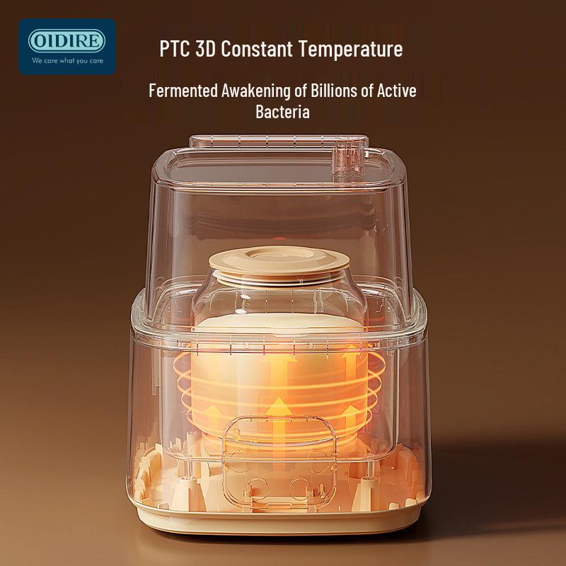 OIDIRE Multi-Functional Yogurt, Natto, Pickles, Rice Wine Fermenter - 1-2L Glass, Smart Home Use