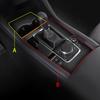 For Mazda 3 BP 2019 2020 2021 2022 2025 2024 2025 Stainless Car Central Console Gear Shift Panel Water Cup Cover Accessories