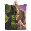 Wicked For Good Merch Blankets Lightweight Thin Fleece Throw Blankets Comfortable Rug Piece