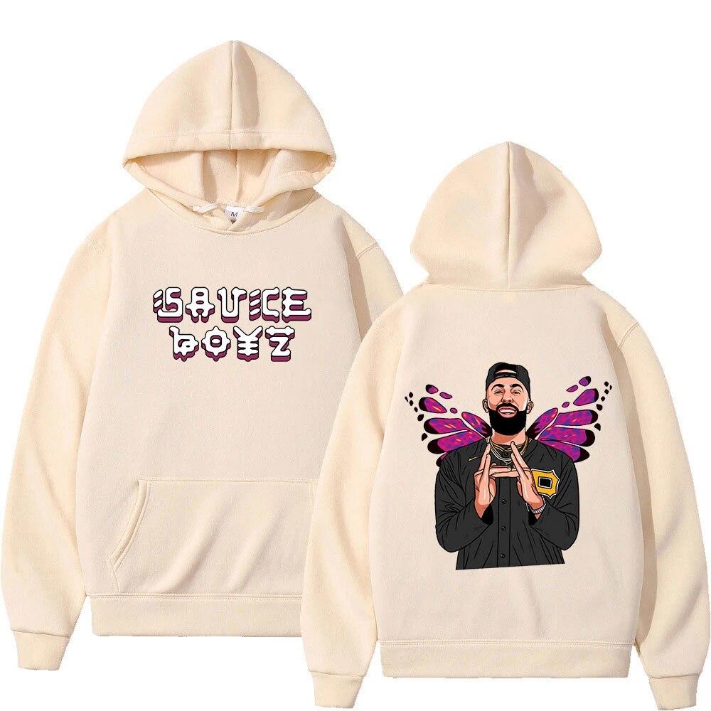 Módní Rapper Eladio Carrion Print Mikiny Unisex Ženy Streetwear Hip Hop Mikiny Mikiny Pulovry Unisex Tepláky Oblečení