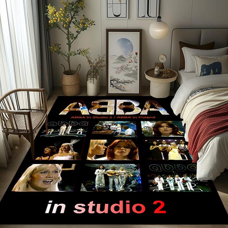 ABBA Ikonisches Musik-Erbe Teppichbodenmatten Wohnzimmer- und Schlafzimmer-Matten Badezimmer-Matte Kunst Mode