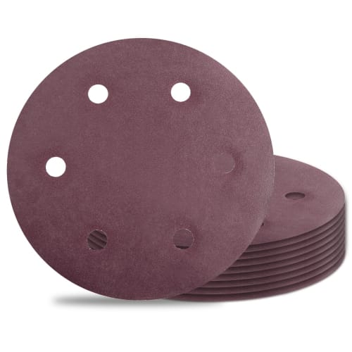 SPEEDWOX 10-Piece Set of 220mm 6-Hole Sanding Discs, Round #240 Sandpaper, Woodworking Sandpaper, Sander Paper, Woodworking Sandpaper, Precision Sandp