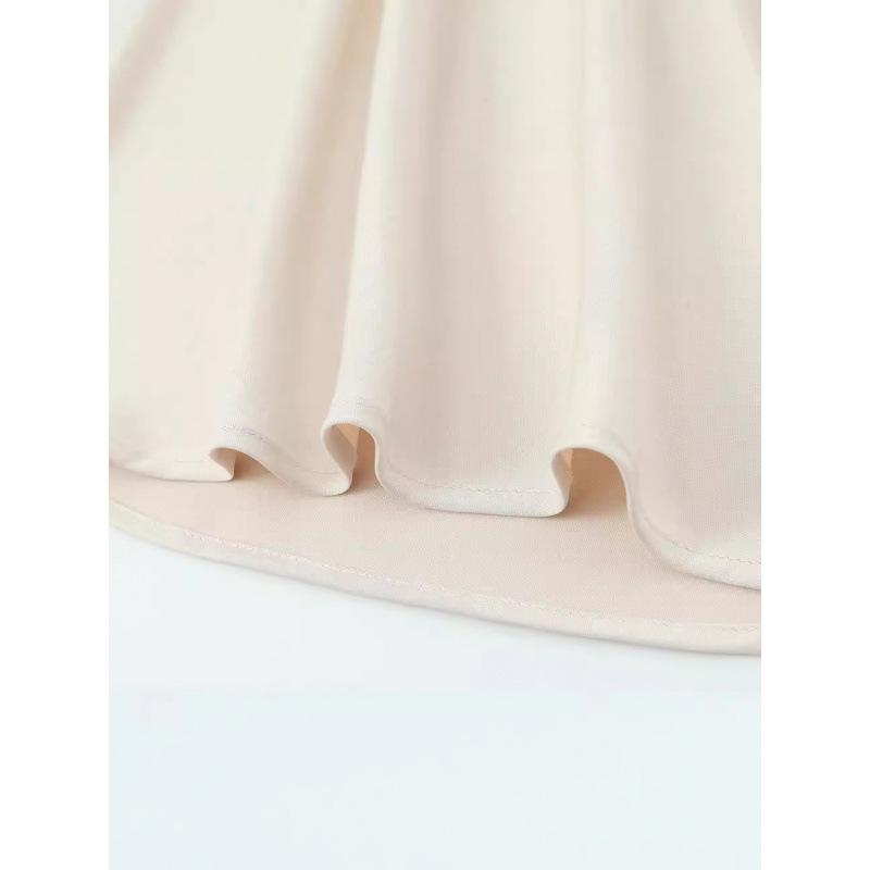 European & American Style Summer Back Tie Waist Slimming Sling Dress