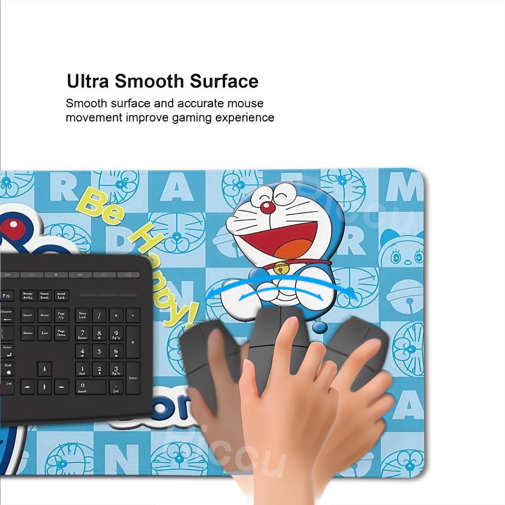 Large Anime Mouse Pads Kawaii D-doraemon Pattern Anti-slip Desk Mats Gaming Accessories Laptop Office Accessories Rubber Carpets