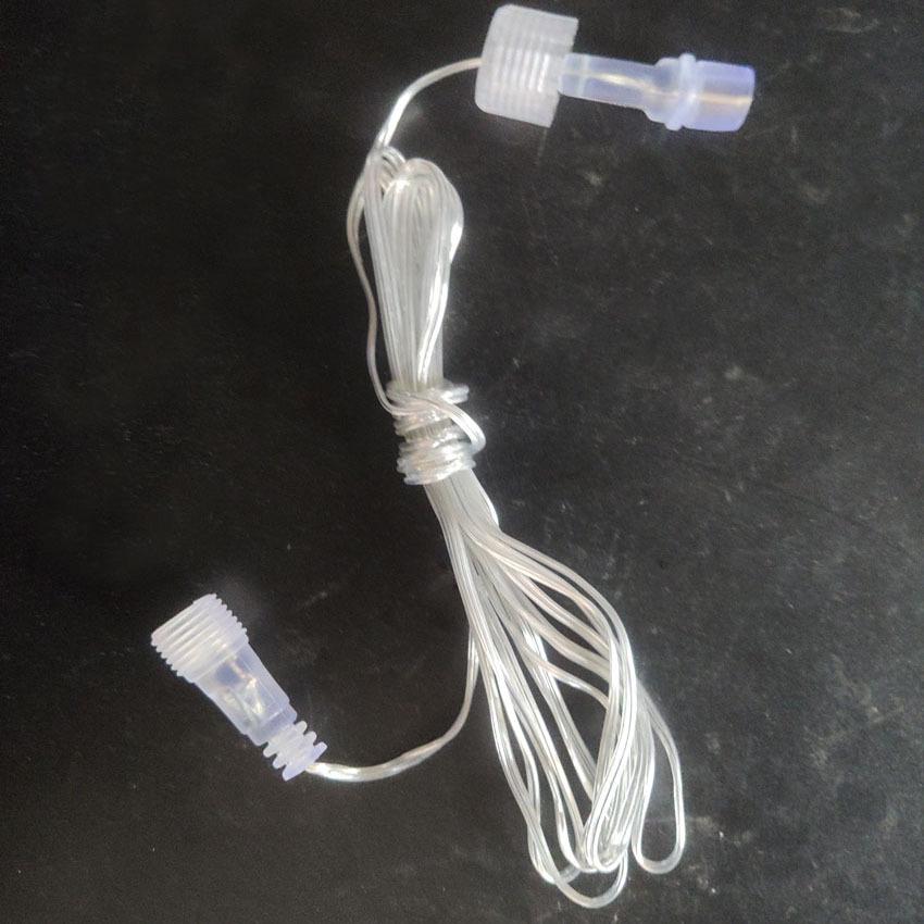 LED Icicle Curtain Lights with Male-Female Connectors and Accessories