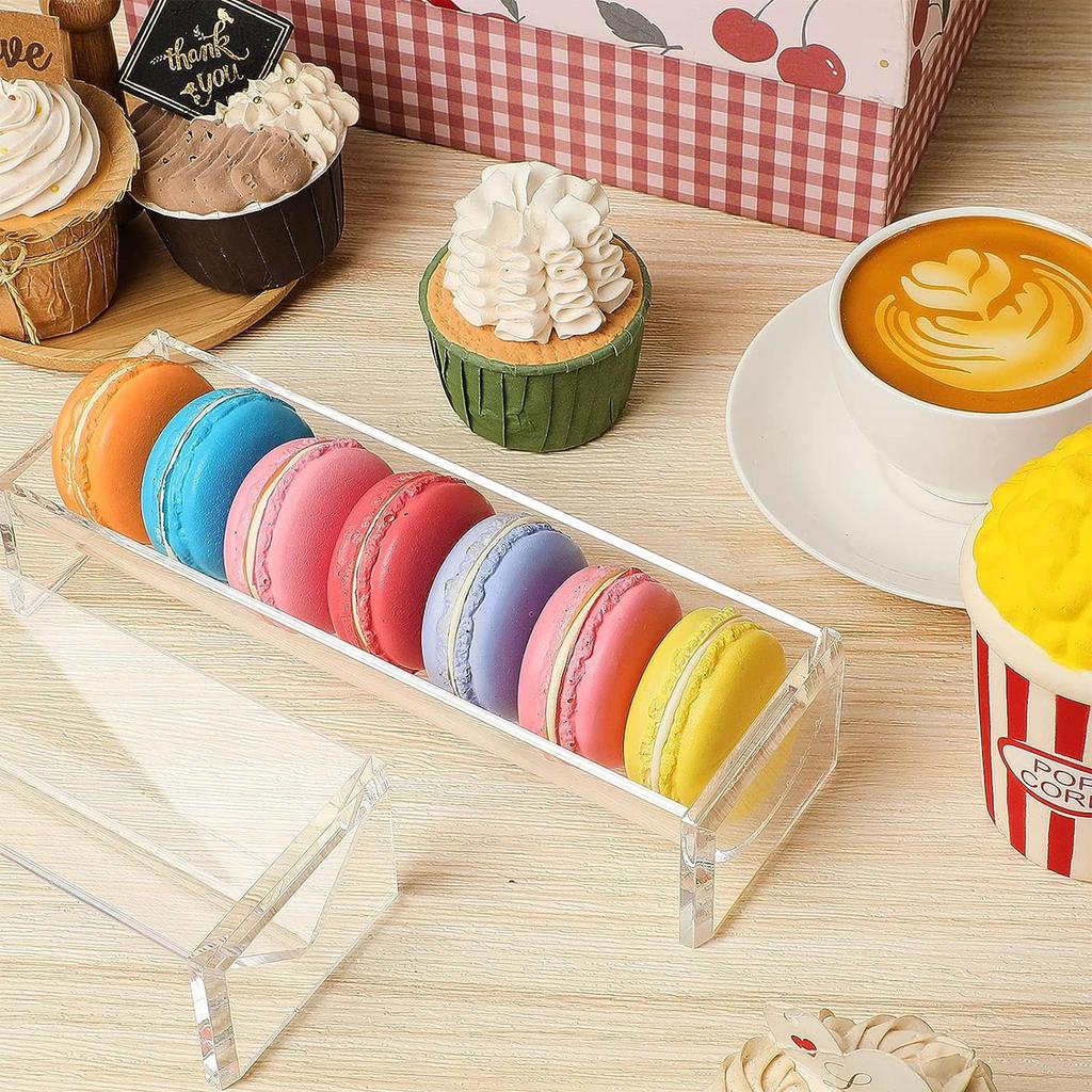 Acrylic Clear Cracker Tray Rectangular Cracker Holder Biscuit Serving Tray Food Display Stands Party Appetizer Serving Tray