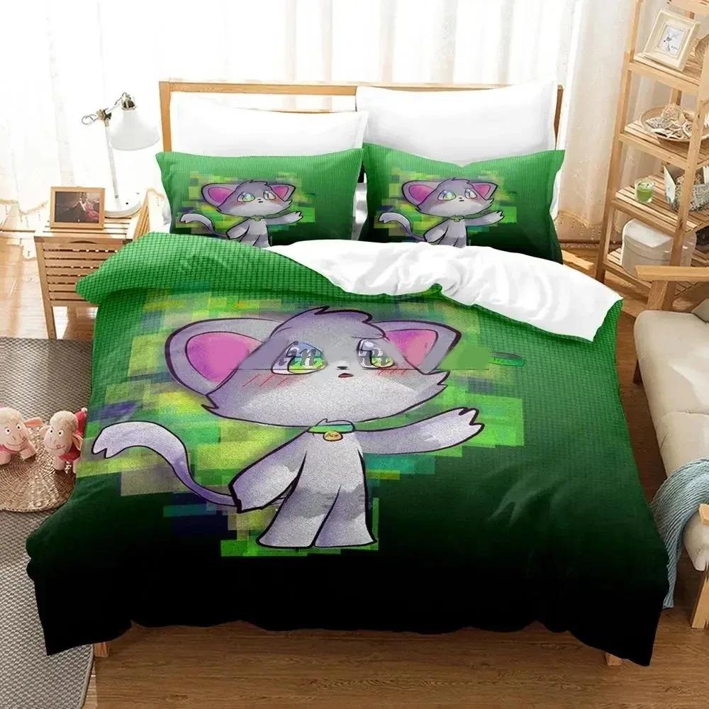 Set Biancheria da Letto Anime Acenix Stampa 3D Copripiumino Set Letto Coperta Federa Piumone King Queen Size Set Biancheria da Letto per Ragazzi Adulti