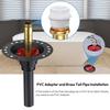 Tail Pipe Bath Drain Rough in set  Bathtub Drain Installation Floor Mount Tub Drain Rough for Freestanding Bathtubs