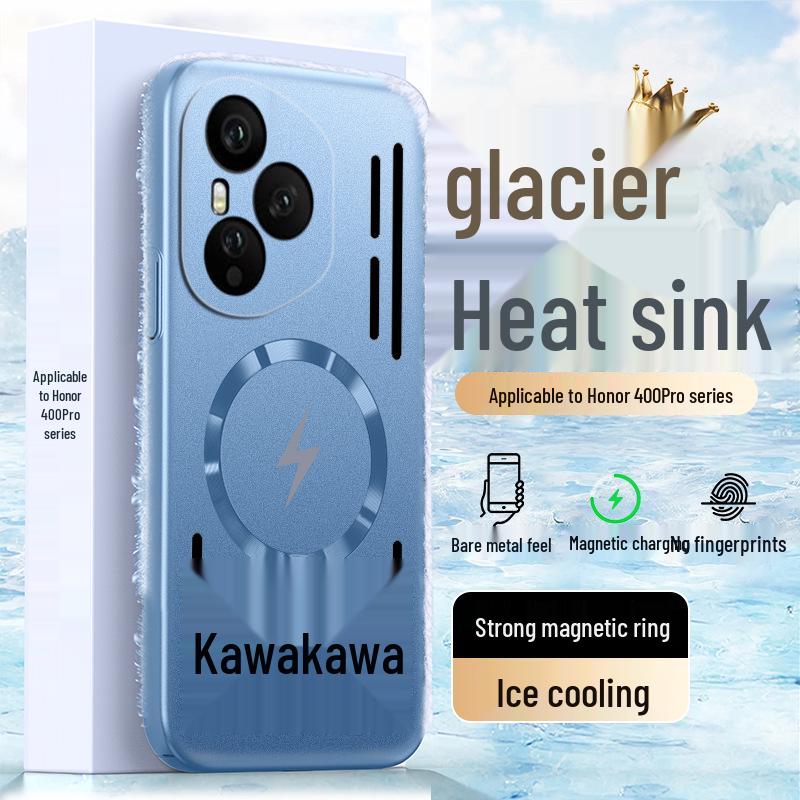 Honor 400 Magnetic Full Coverage Phone Case - Metallic Finish for Men and Women