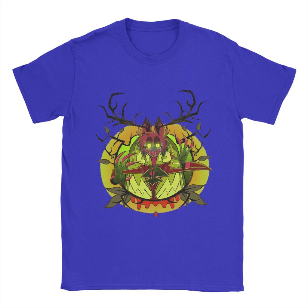 H-Hazbin Hotels T-Shirt Summer  100% Cotton T-Shirts For Men Hippie Design Tee Shirt Short Sleeve Vintage Tees
