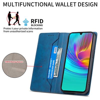 DF-05 Pro Samsung Galaxy A16 5G/A16 4G Peněženkové pouzdro s RFID blokováním PU kožený kryt na telefon
