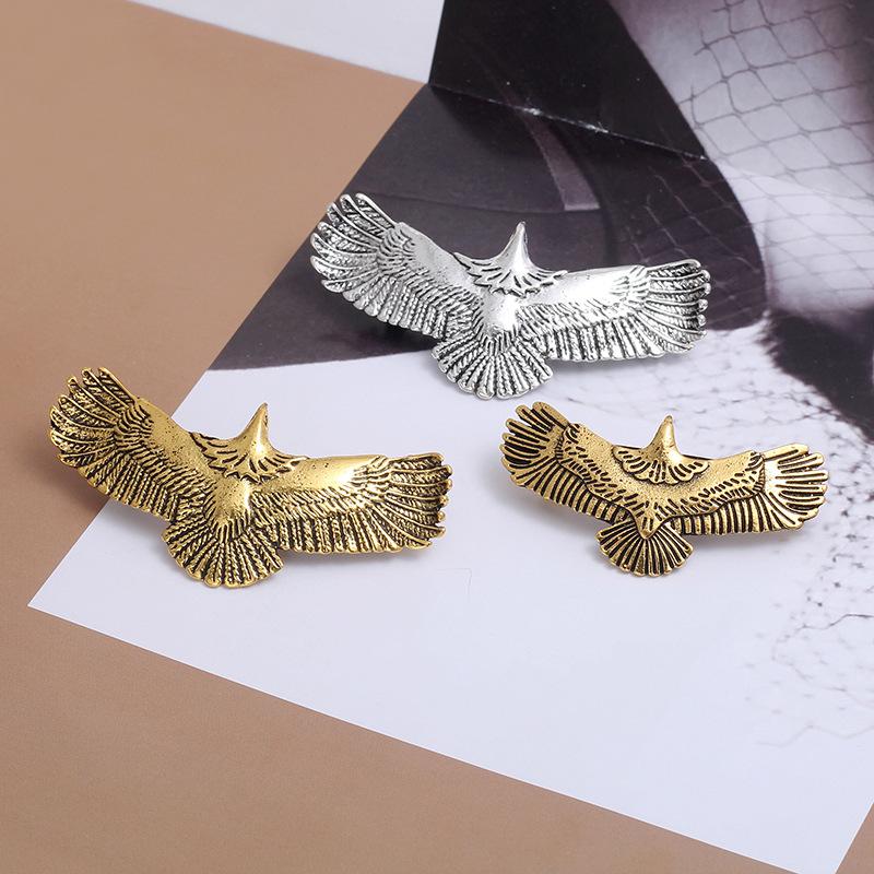 Popular Retro Eagle Spring Hairpin Trendy Hairpin Female Viking Nordic Norwegian Hair Accessories