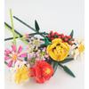 Children'S Educational Small ParticleBuilding Block Flower Simulation Diy Assembly Rose, Jasmine And DaisyFlower Building Block Toys