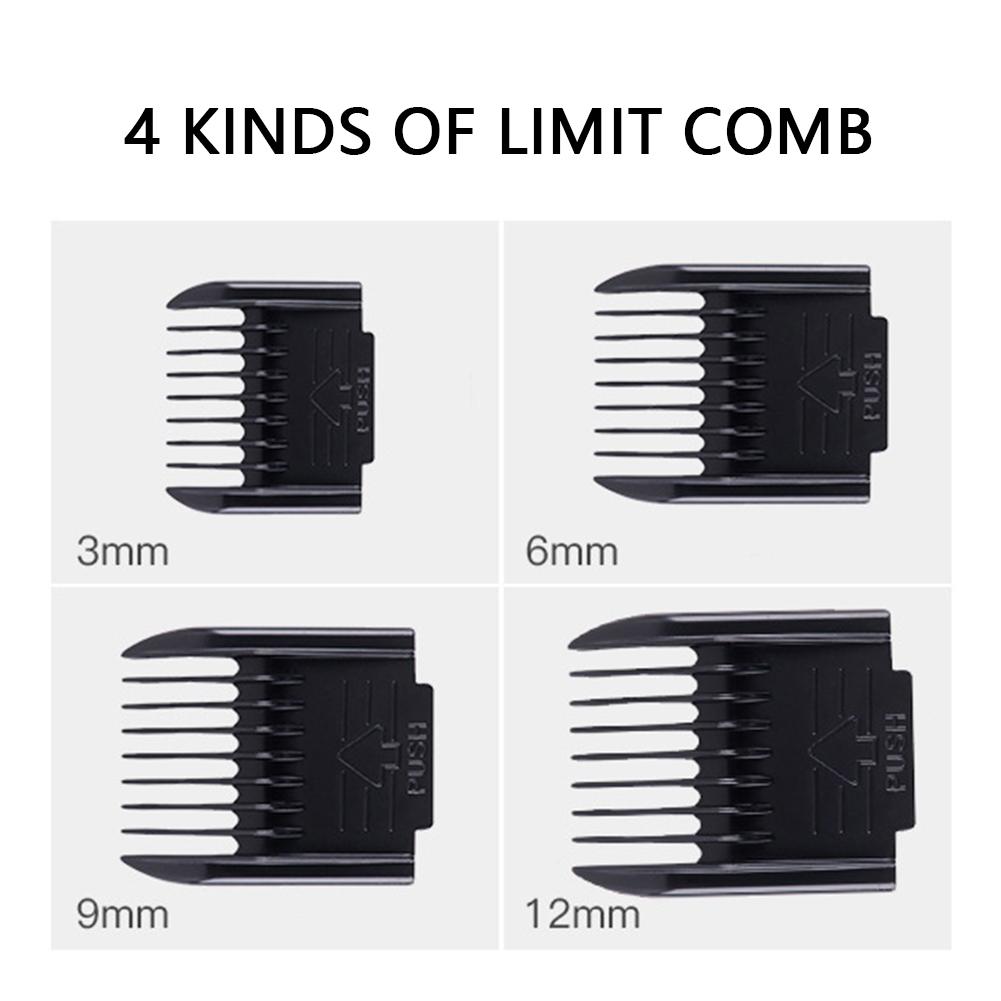 Pet Hair Clipper Set Cat/Dog Grooming Pet Trimmer for Animals with Comb Attachments for Thick Fur Claw Pedicure Artifact Rechargeable Shaver
