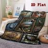 Quail Collection 2D Flat Pattern Flannel Blanket, High Quality All Seasons, Home Decor, Warmth and Comfort, Perfect for Christmas Gifts.
