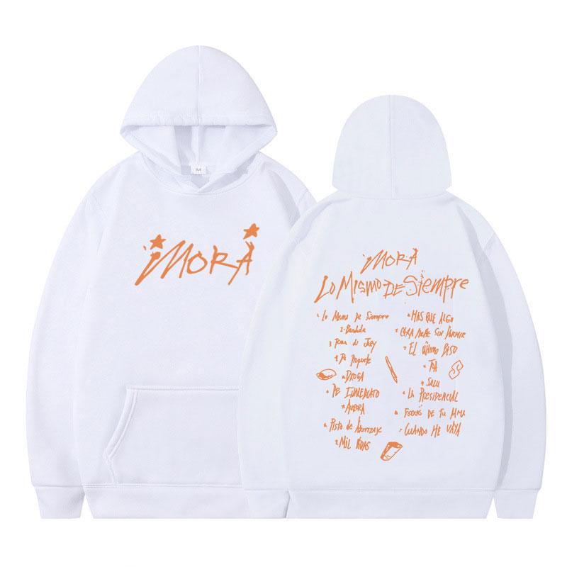 Singer Mora 2025 Graphics Letters Vintage Graphic Hoodie Men Fashion Harajuku Tracksuit Long-sleeved Winter Fleece Pullover Tops