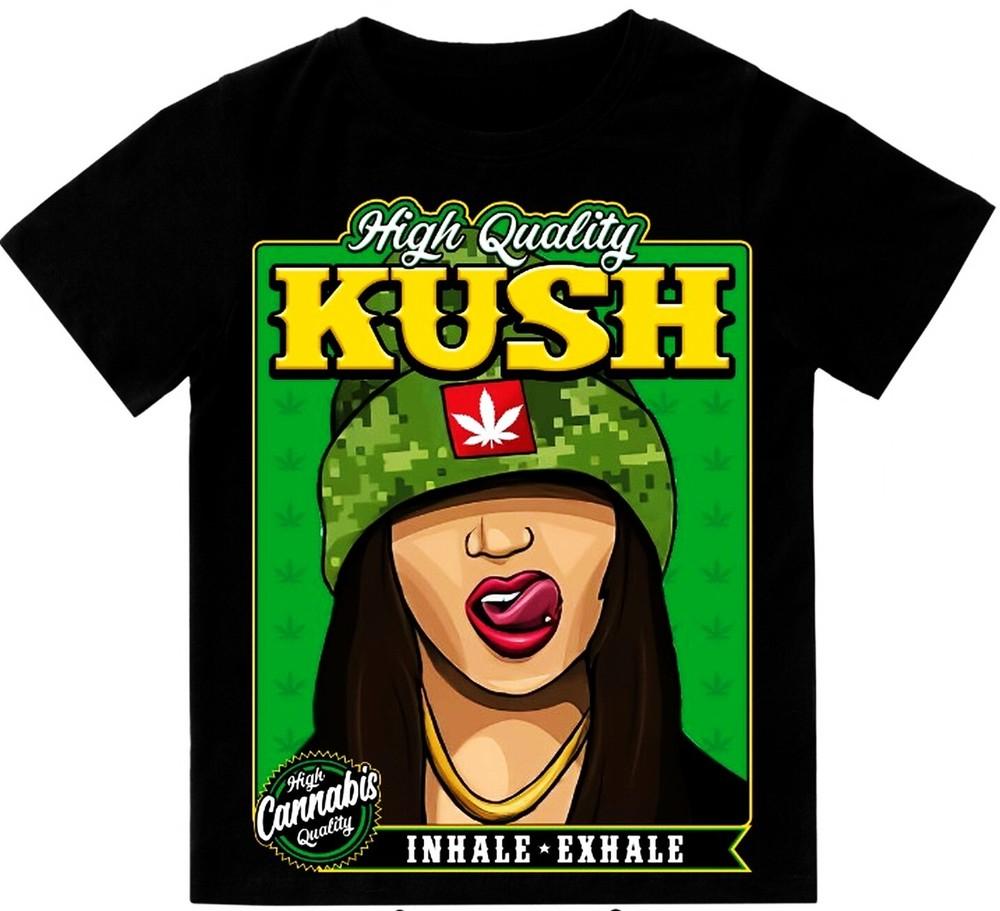 

Kush Inhale Exhale Pin Up Girl Mens Print On Shaka Wear Heavyweight Tee Unisex T-Shirt XXXXL
