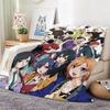 Anime S-SHIROBAKOS Throw Soft Warm Throw Blanket for Bedroom Living Room Bed Travel Camping Picnic Gift