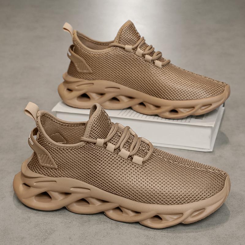 Hete Heren Hardloopschoenen Lichte Sneakers Zwarte Heren Casual Schoenen Mesh Loopschoen Buiten Schokabsorberend Dames Tennisschoenen