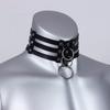Gurtzeug Punk Gürtel Herren Leder Gurtzeug Halsband Punk Stil Halskette Choker Harajuku Gothic Kleidung Exotische Gürtel Accessoires