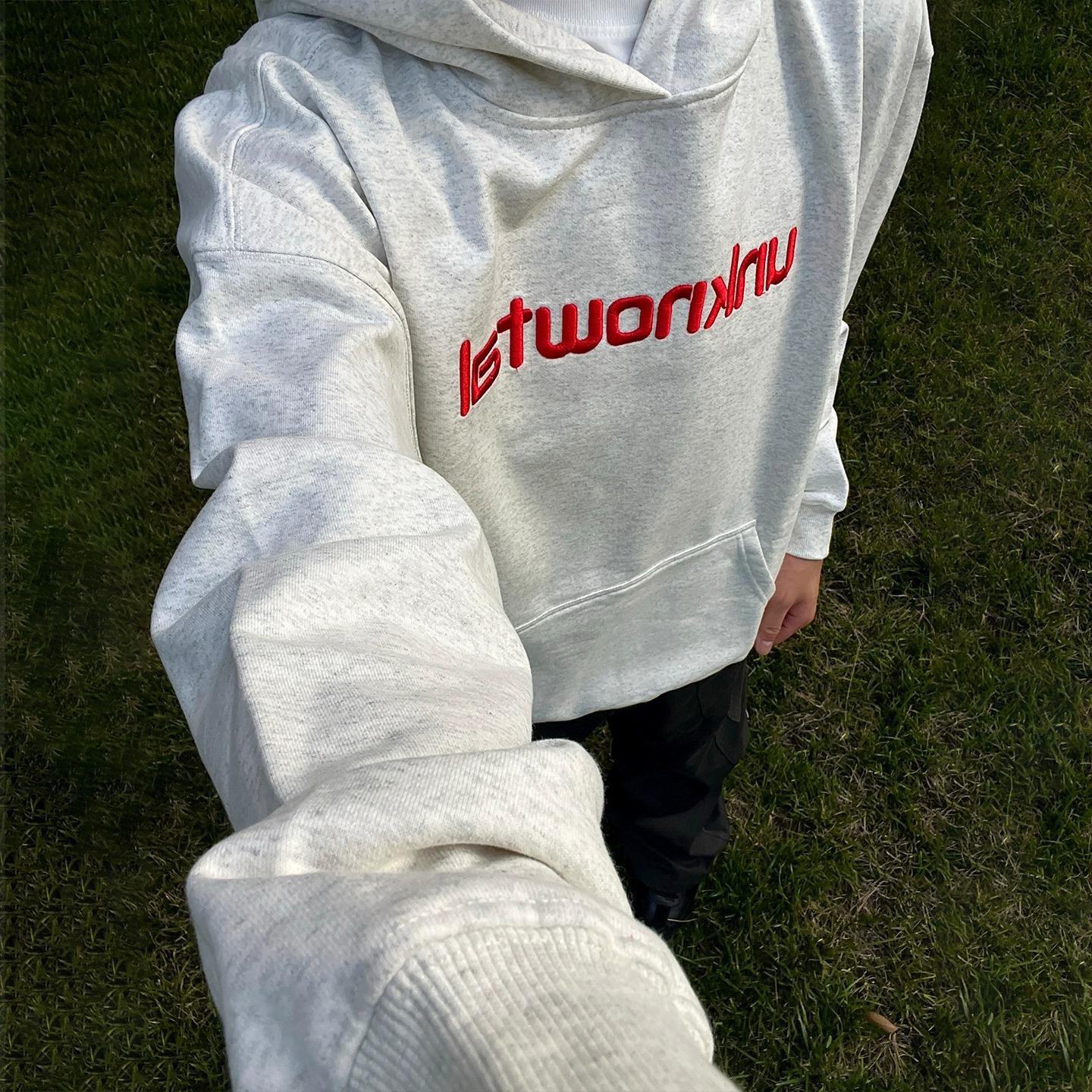 

Men s Autumn Heavyweight Black Hooded Sweatshirt: Versatile High Street Style 3XL