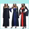 Spellbinding Sorceress Costume For Women Featuring Long Sleeves And Elegant Hooded Style