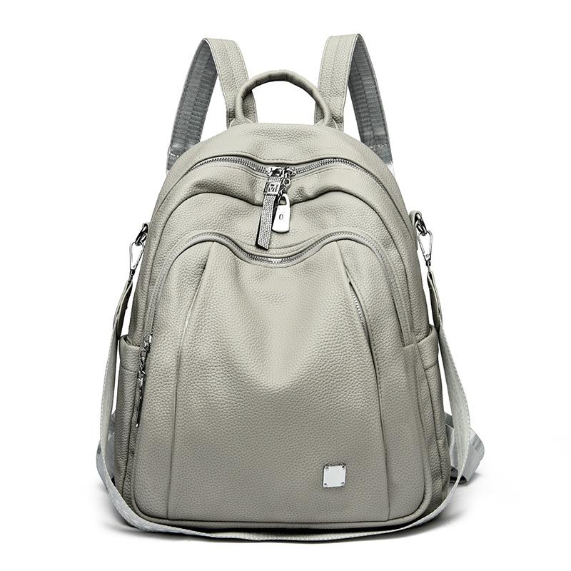 

Luxury Designer Backpack Women Large Capacity Travel Bag Fashion Leather School Bags Casual Bagpack Elegant Girls