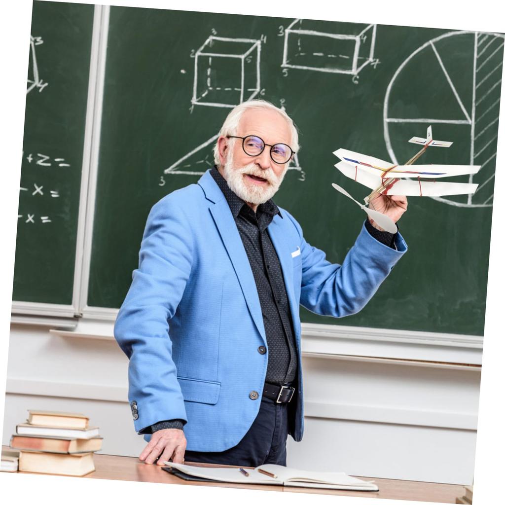 HOMSFOU 5 Pieces Aircraft Model Accessories, Scale Model Propellers, Propeller Blades, Airplane Propellers, Airplane Model Propellers, RC Airplane