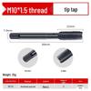 Stainless Steel Spiral Taper Tap Drill Bits with Cobalt-Nitriding, Sizes 4m-10m