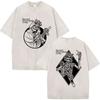 Forward Observations Group T-shirt Lavata Vintage Scheletro Uomo Gotico Oversize Girocollo Manica Corta T-shirt Y2k Streetwear