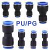 4/6/8/10/12/14/16mm PU PG Pneumatic Fitting Quick Push in Straight Gas Coupling Air Hose Tube PG PU Pneumatic Fitting Connector Fuel System Fittings7