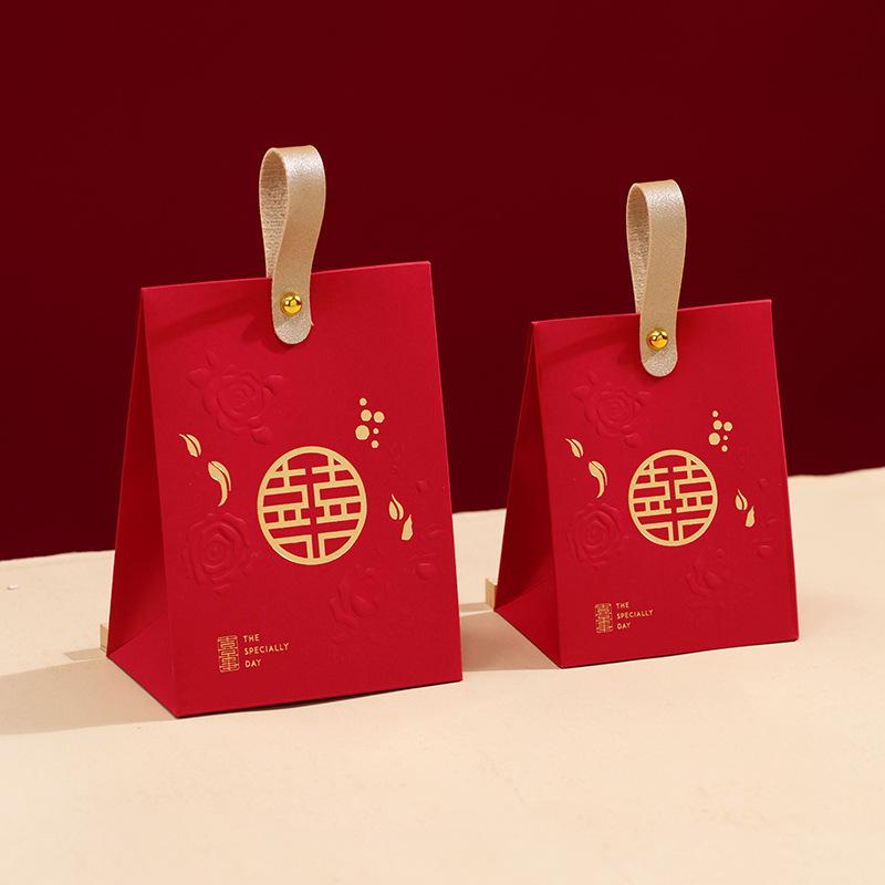 2025 Elegant Wedding Candy Gift Box – High-End Handheld Packaging