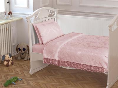 Dowry French Laced Baby Pique Set Powder