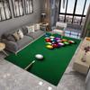 3D Color Black Pool Table Mat Carpet, Billiard Carpet, Ball Sports Carpet, Suitable for Living Room, Floor, Living Room,