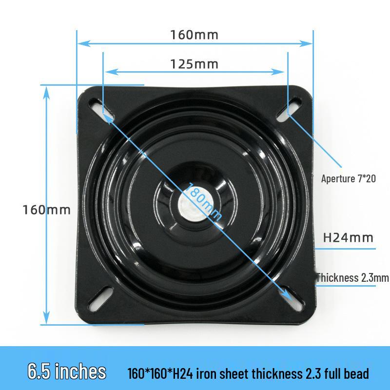 Enhanced Universal Iron Turntable Bearing for Furniture and Chairs