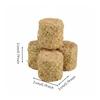 4 Pieces Miniature Hay Bale Realistic Effect Straw for Dollhouses