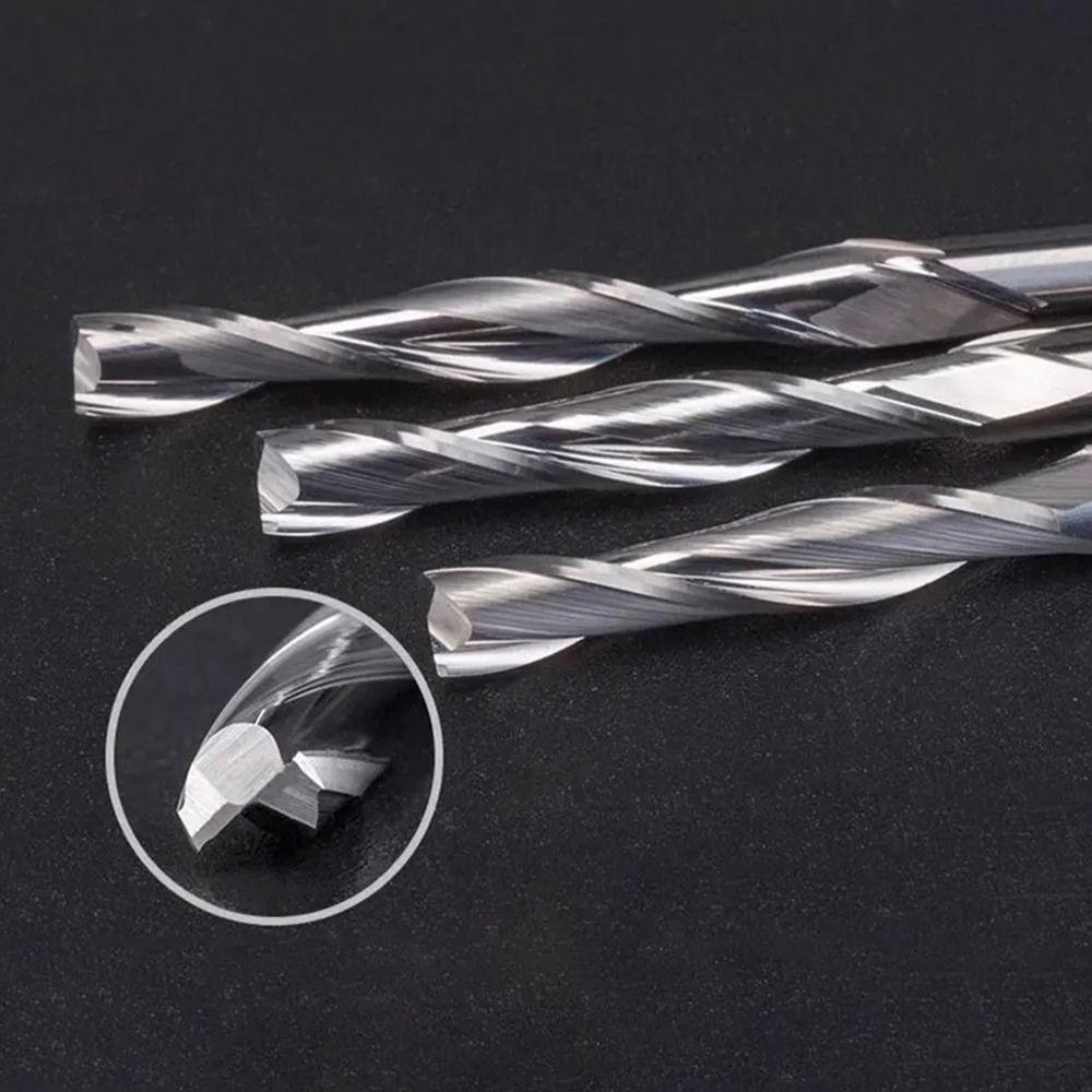 1Pcs 3.175mm Router Bit Carbide End Mill Tool  for Aluminum Fiberglass Acrylic Wood Copper Plastic