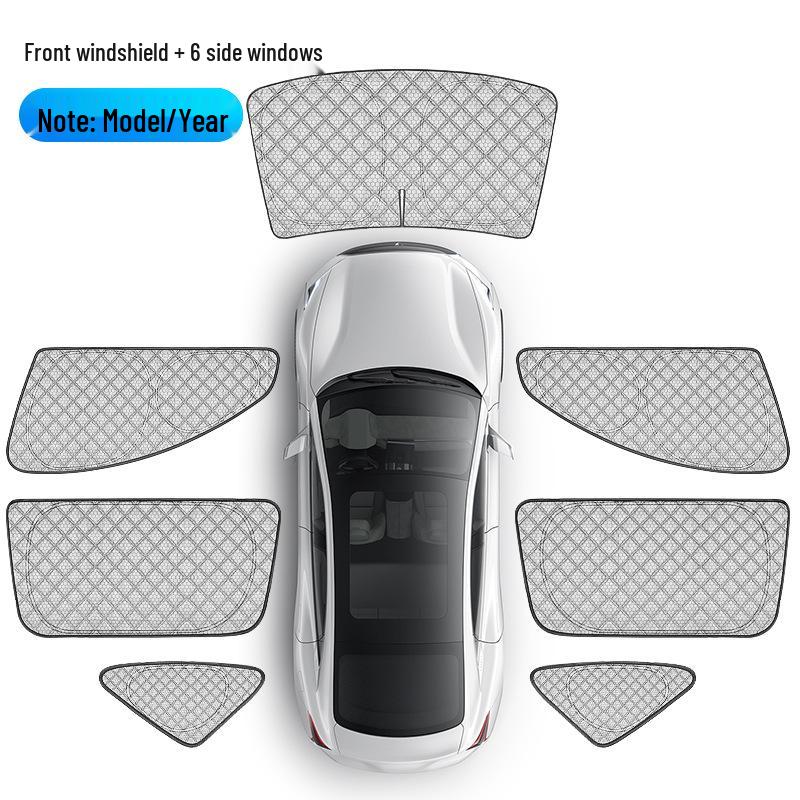 Nezha Car Sunshade Privacy Curtain - Thick Heat Insulation for V/S/X/U Models