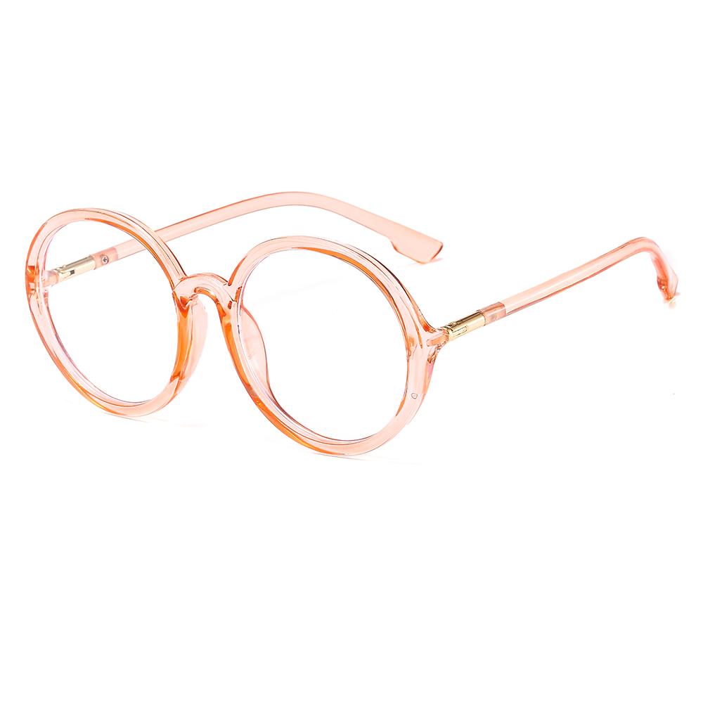 

Trending Blue Light Blocking Women Men s Glasses Frames Black Round Anti Ray Eyeglasses Computer Transparent Fashion Eyewear розовый