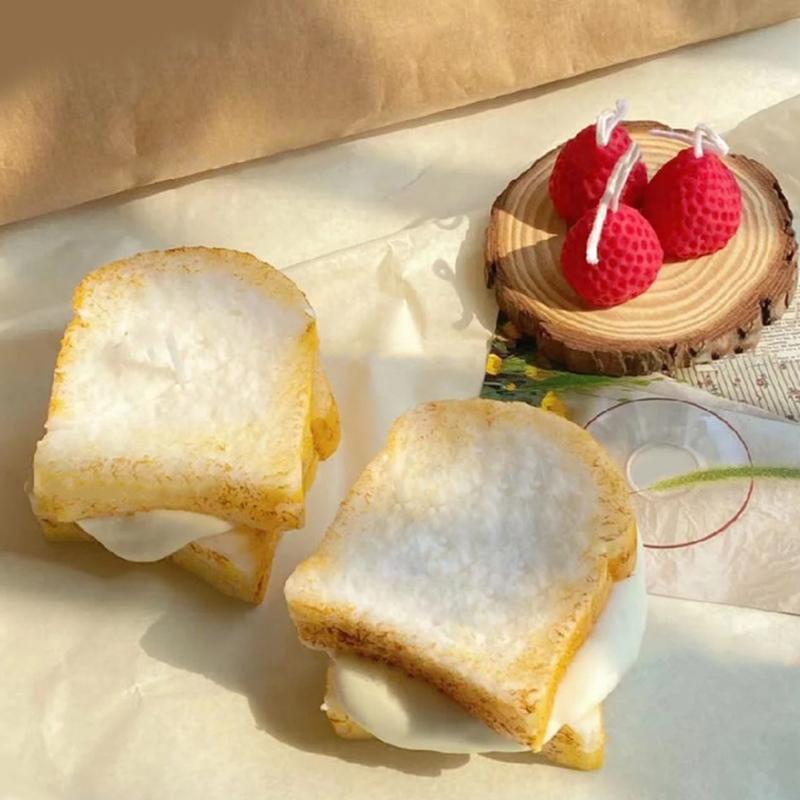 Decorated Cake Silicone Mold Mousse Pastry Dessert Aromatherapy Candle Mold Simulation Cream Small Cake Embryo Mold