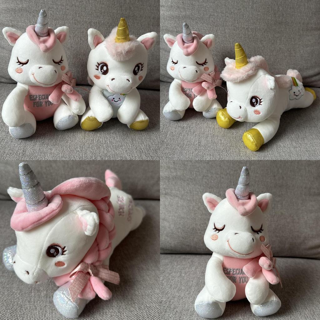 Cute Unicorn Plush Toy Doll With Soft Short Fur Perfect For Sleeping And Cuddling Ideal Gift For Kids 20cm Sitting Style