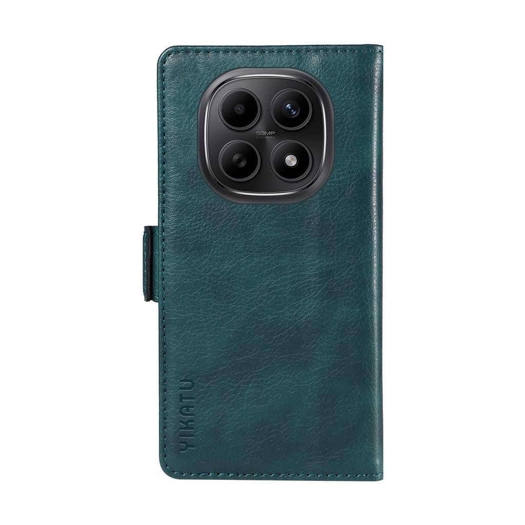 For Xiaomi Poco M8 5G/Redmi Note 15 5G (Global)/15 4G (Global) Case YIKATU YK-007 Litchi Texture PU Leather Wallet Phone Cover