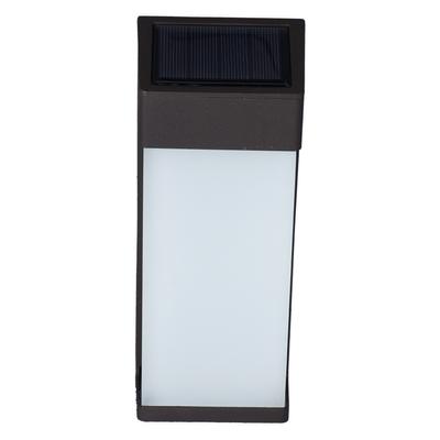 Solar Wall Light LED Glass Solar Wall Lamp Waterproof and Rustproof Energy Saving for Outdoor
