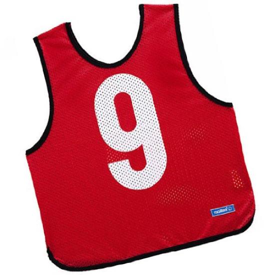 Molten Game Vest Junior Red 10-Pack GB0112-R