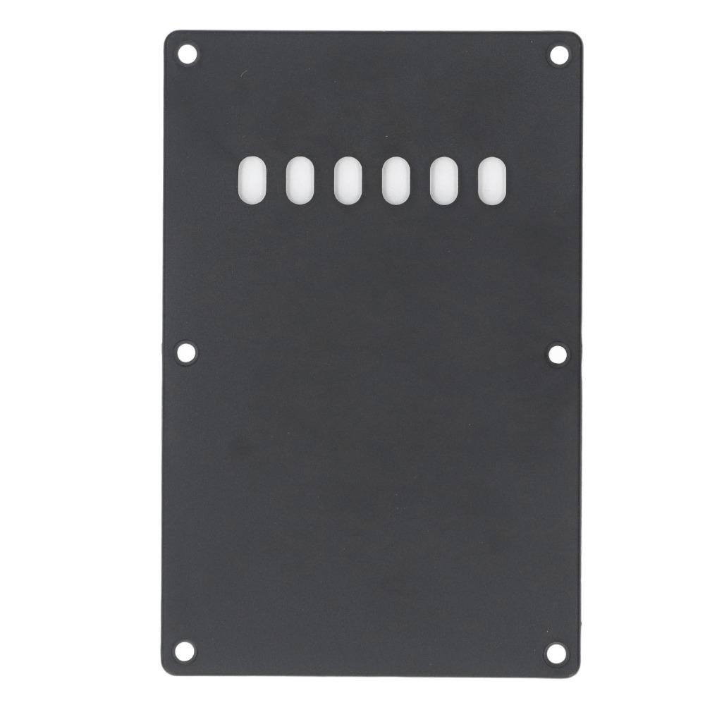Plastic Material Tremolo Cover Plate Black Color Guitar Accessories Kit For Electric Guitar
