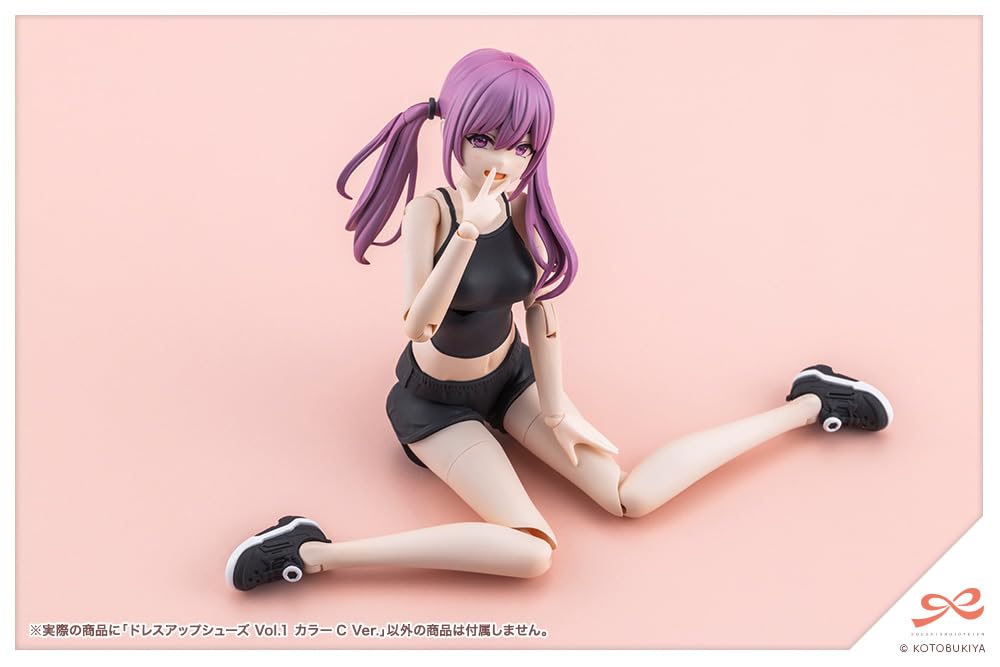Kotobukiya Sousai Shoujo Teien Shoes Color C 20mm In Length Scale Plastic Model Kit Dress-Up Vol.1 Ver. Approx. 1/10
