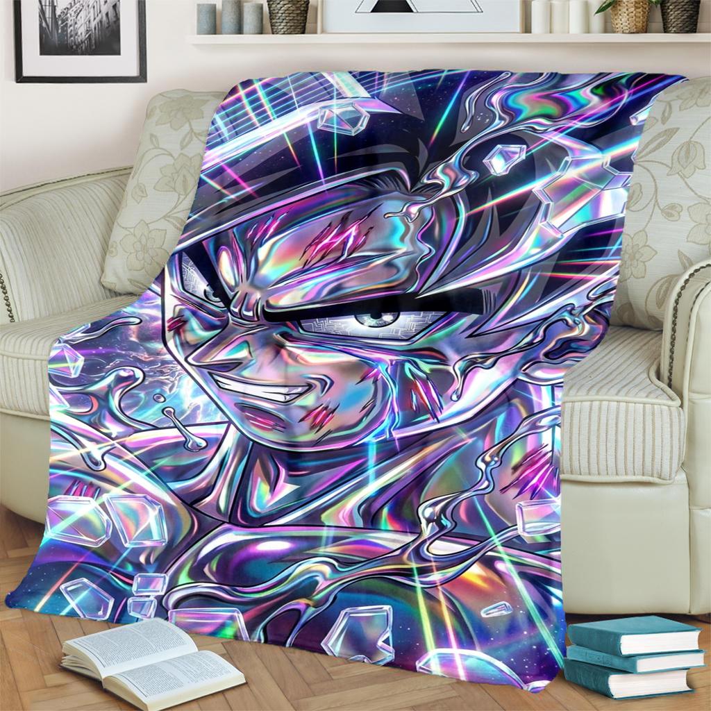 Dragon Ball! Cartoon Flannel Blanket Warm Soft for Bedrooms, Sofas, Beds, Chairs, Picnics, Travel